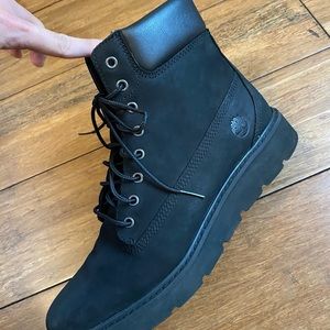 Black Timberland boots